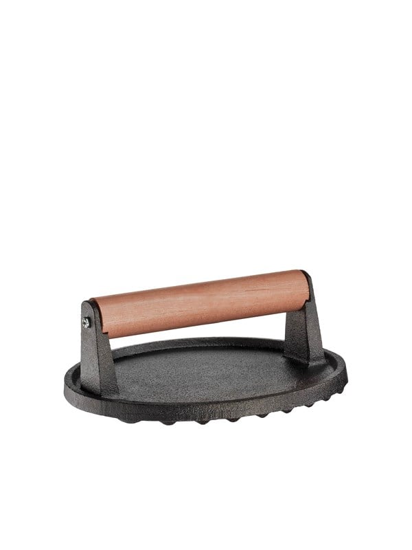KÜCHENPROF Kødpresser BBQ stål/palisander Ø18cm