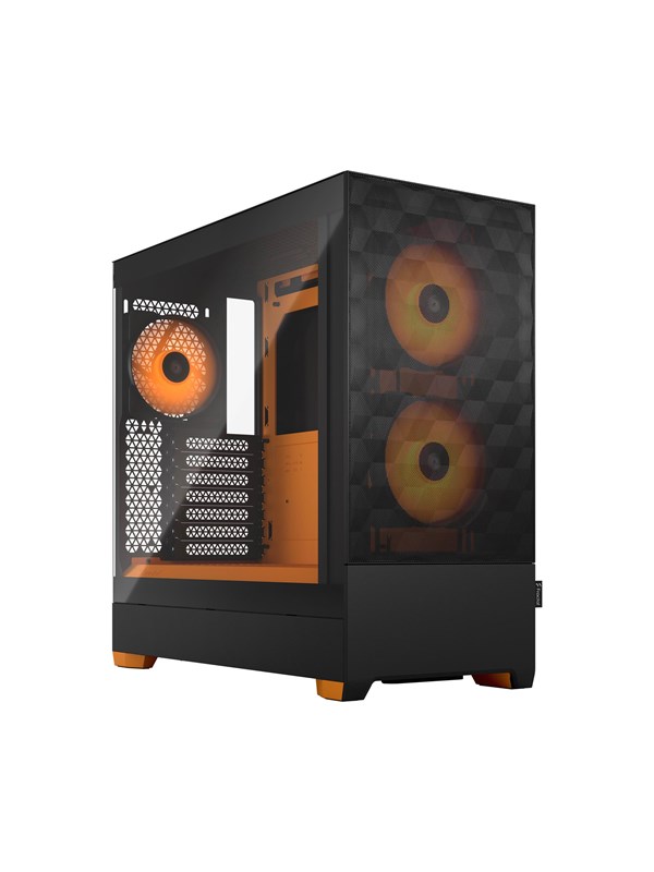 Fractal Design Pop Air RGB - Orange Core TG Clear Tint - Case - Miditower - Orange