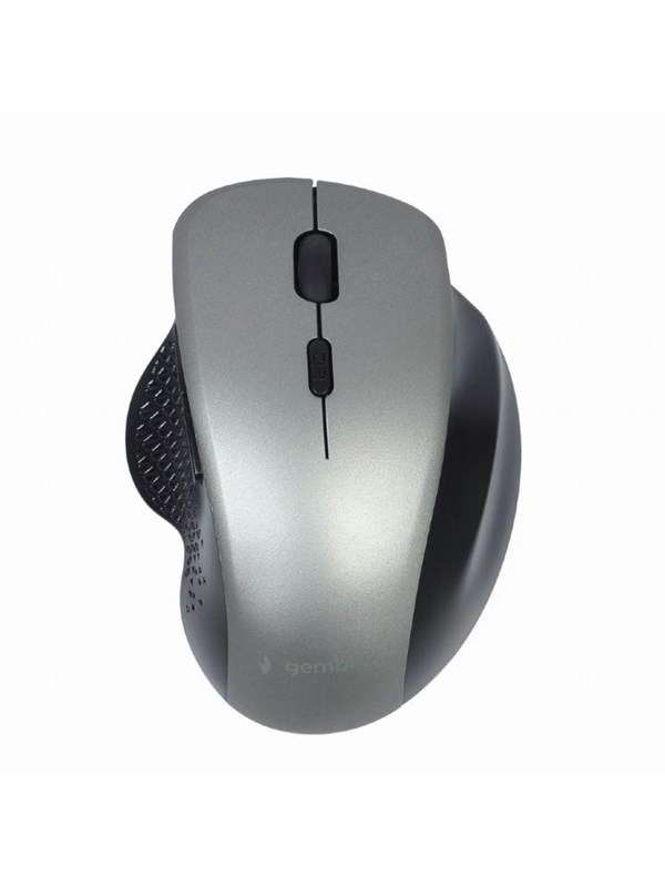 Gembird MUSW-6B-02-BG - Muis - 2.4 GHz - Zwart Ruimte Grijs - Muis - Optisch - 6 knoppen - Zilver