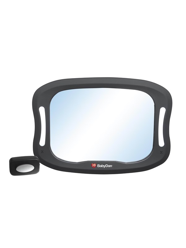 BabyDan Car Seat Mirror with LED Light