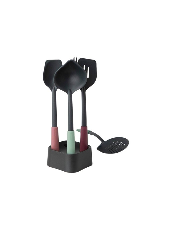 Brabantia Tasty+ Keukengerei Set met Houder - 4-delig - Mixed Colours