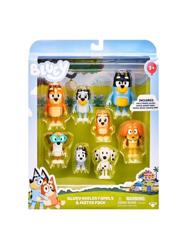 Bluey 8 Figures Multipack S3