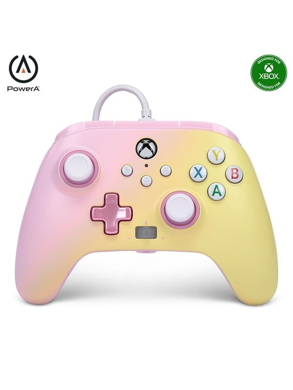 PowerA Enhanced Wired Controller for Xbox Series X|S - Pink Lemonade - Wired Controller - Microsoft Xbox One