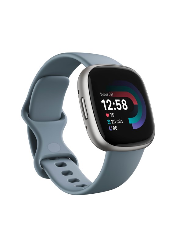 Fitbit Versa 4 - Smartwatch heren en dames - Blauw