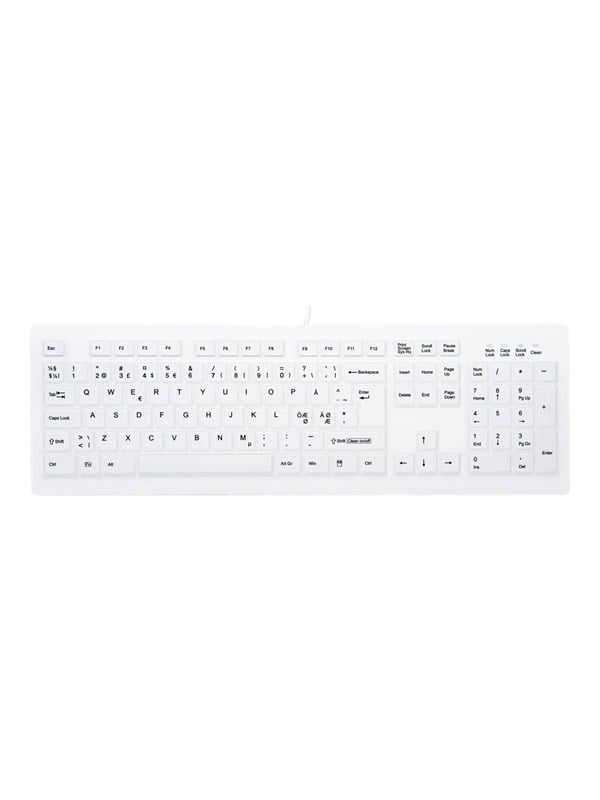 Cherry MedicalKey - Toetsenbord - Noords - Wit