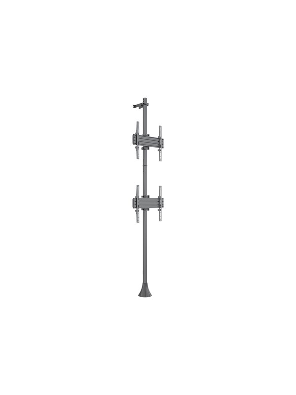 Multibrackets M Pro Series - stand - for 2 LCD displays - black - Max 60 kg - recommended for 65"