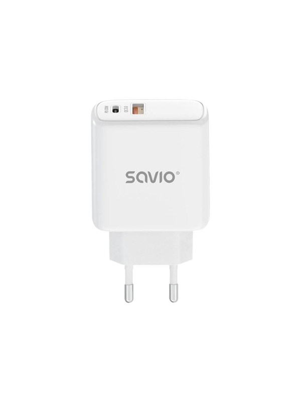 Savio LA-06 Stroom AV / multimedia paneel - USB USB-C - 30 Watt