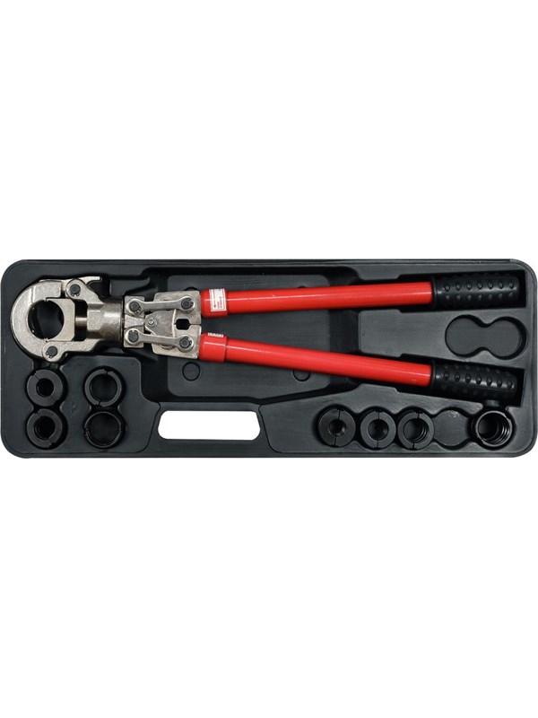 Yato YT-21735 HYDRAULIC HAND PRESS FOR PRESSING PEX-AL-PEX Fittingen WITH A SET OF 8 PIECES