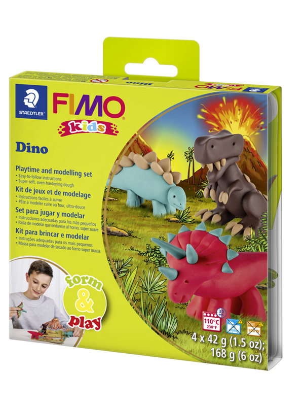 Staedtler Set Mod. clay FIMO kids F&P Dino