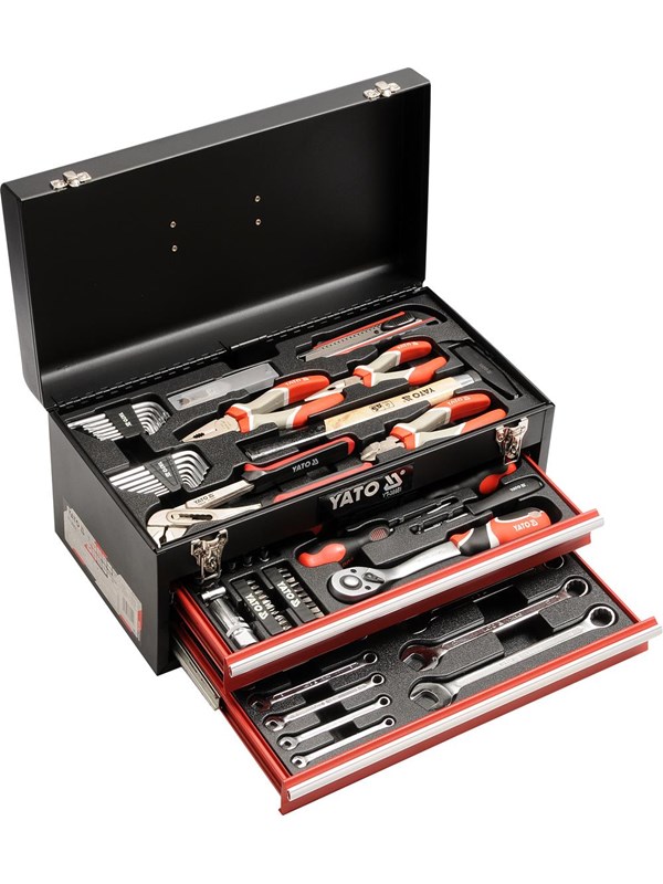 Yato 38951 Serie - Gereedschapskoffer - 80 stuks - CrV Staal - Professionele Kwaliteit