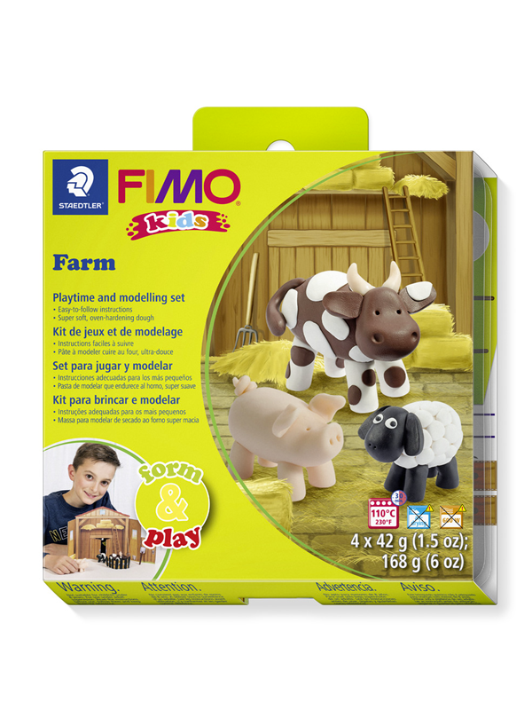 Staedtler Set Mod. clay FIMO kids F&P Farm