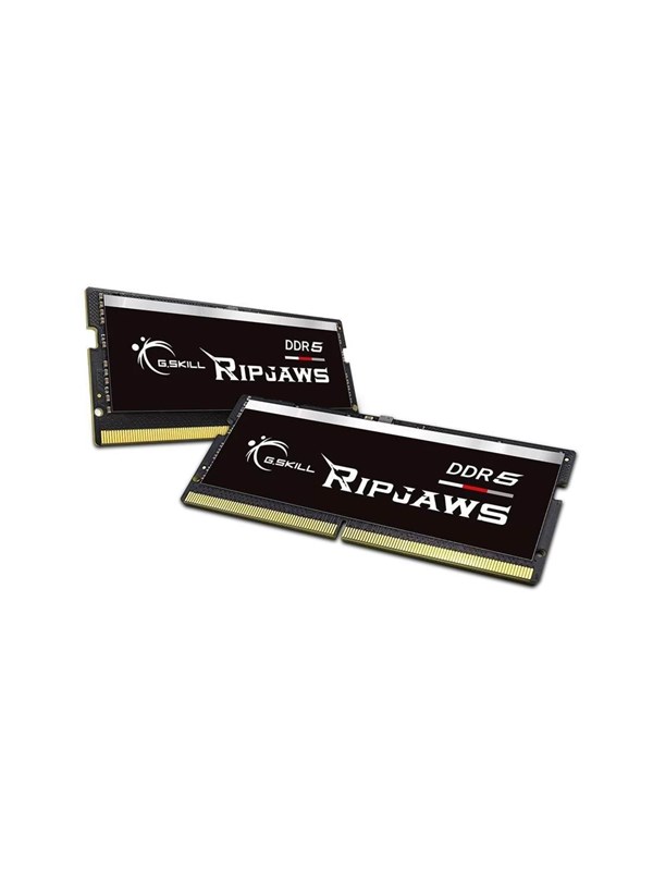 G.Skill Ripjaws SODIMM DDR5-4800 - 32GB - CL40 - Dual Channel (2 pcs) - Intel XMP - Zwart