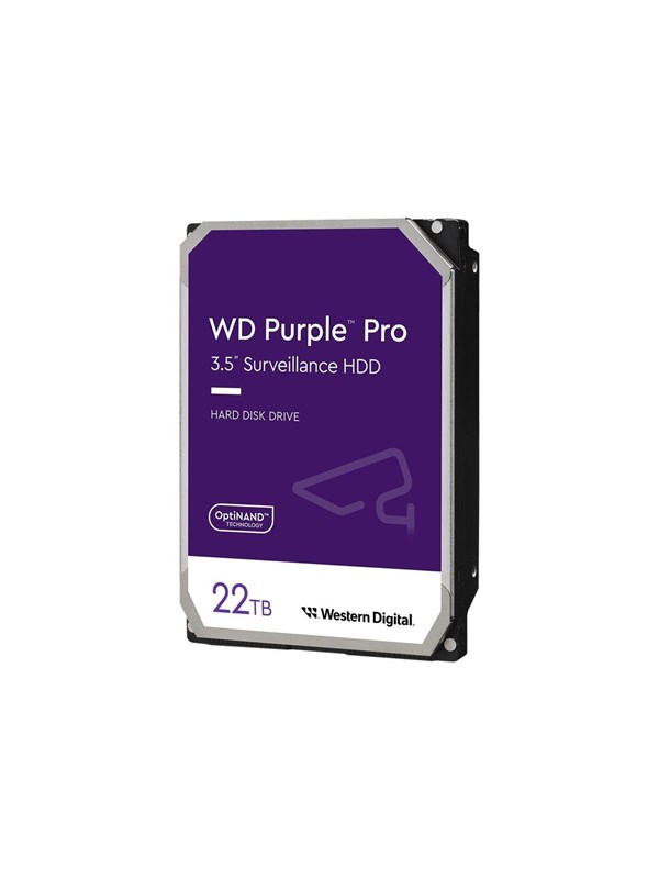 Western Digital Purple Pro interne harde schijf 22 TB 7200 RPM 512 MB 3.5" SATA III