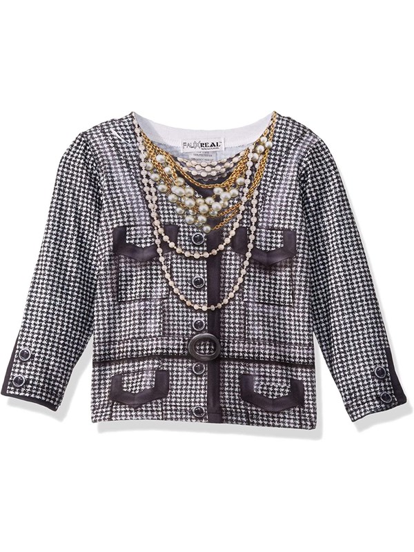 Rubies Little Tees Faux Real Toddlers Houndstooth Jacket
