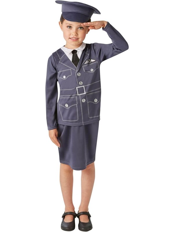 Rubies Official WRAF Meisje Costume Girls Small Ages 3 - 4