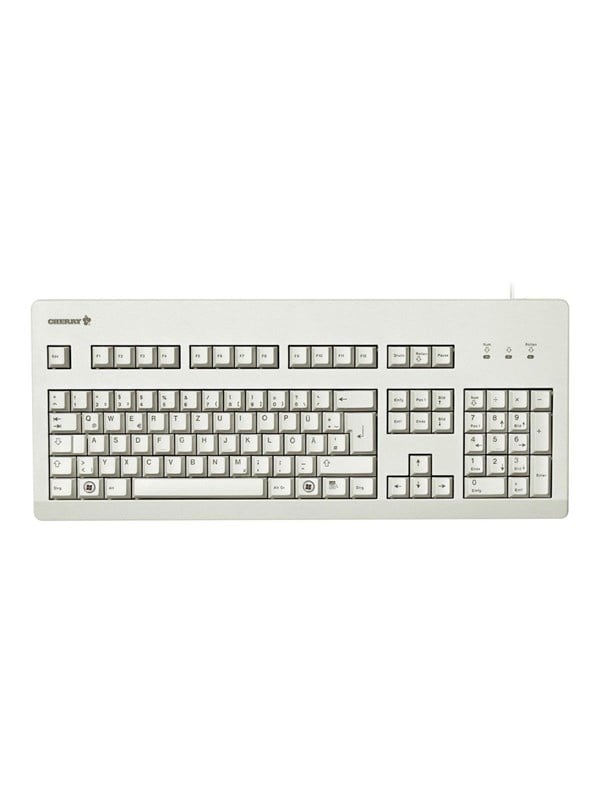 Cherry G80-3000 - keyboard - US - light grey - Toetsenbord - Engels (US international) - Grijs