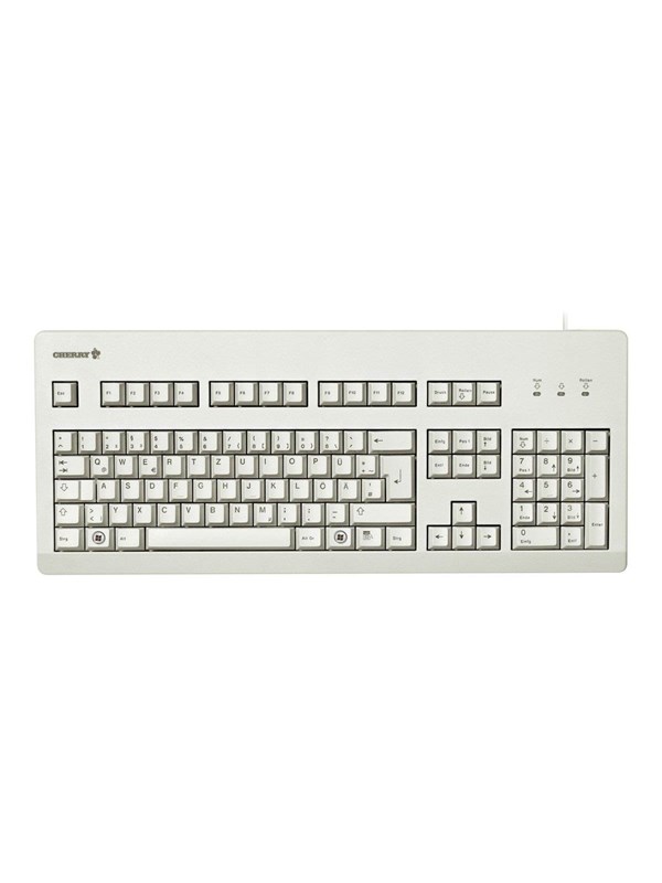 Cherry G80-3000 - keyboard - US - light grey - Toetsenbord - Engels (US international) - Grijs