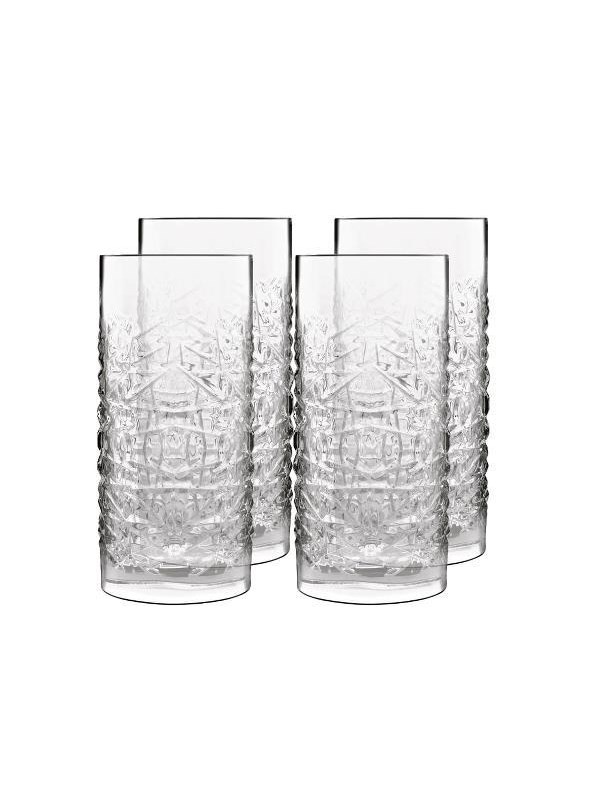 Luigi Bormioli Ølglas/longdrinkglas Mixology textures 48 cl 4 stk