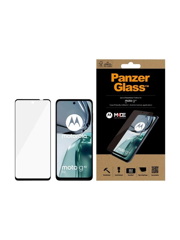 PanzerGlass Motorola moto g62 5G | Screenprotector Glas