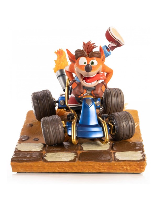 First 4 Figures - Crash Team Racing Nitro-Fueled Resin Painted Statue: Crash in Kart (Standard Edition) - Figuur