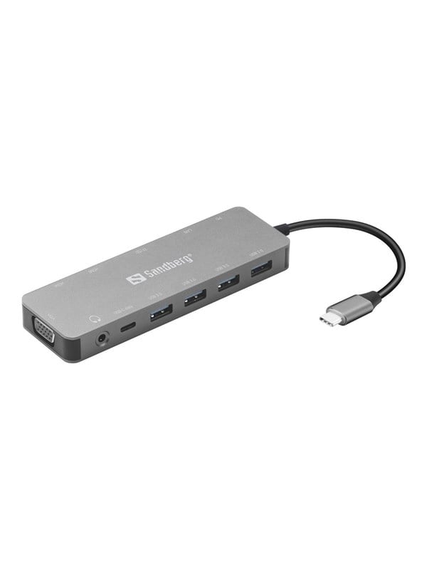 Sandberg USB-C 13-in-1 Reizen Dock