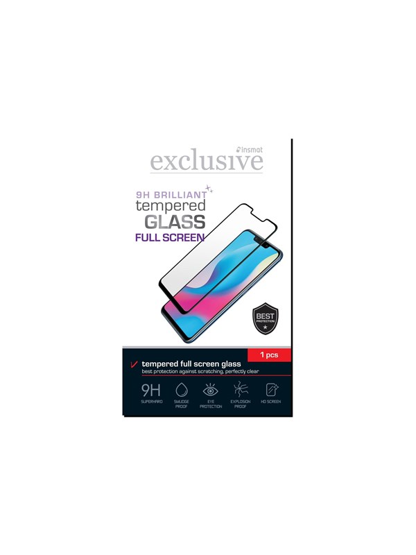 Insmat Exclusive - Screenprotector for mobile phone - full Scherm 9H Brilliant