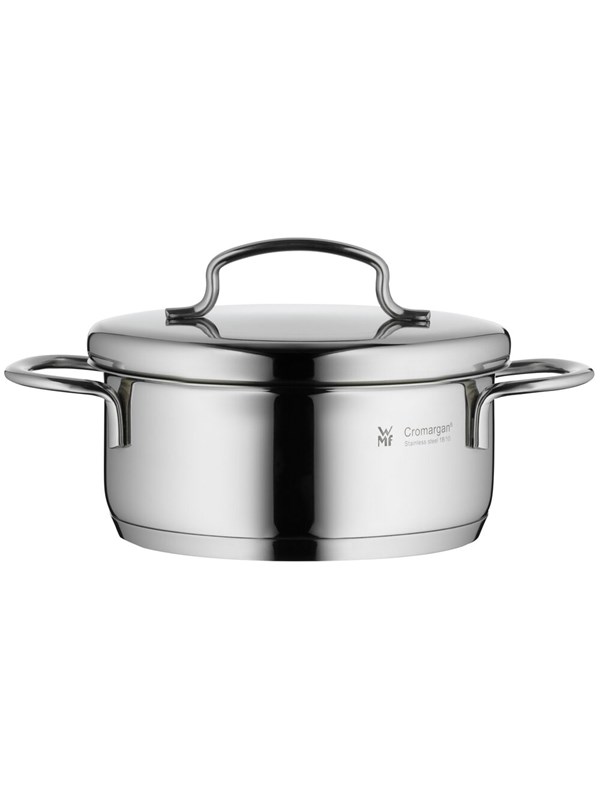 WMF Mini - Kookpan Laag - Ø12 cm - 0,7L - RVS - Compact - Geschikt voor alle warmtebronnen