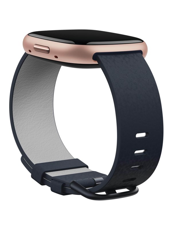 Fitbit Versa 3/4 & Sense/2 Veganistisch leer Band Indigo Large