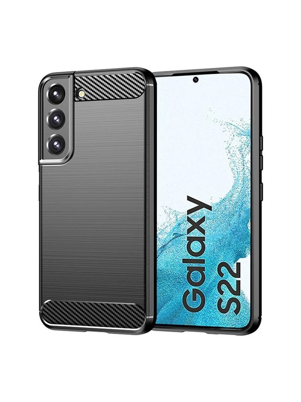 Insmat Carbon And Steel Style - back cover for mobile phone