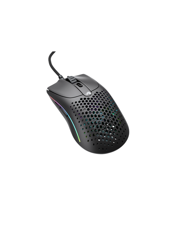 Glorious Model O 2 - Matte Zwart - Gaming muis - Optisch - 6 knoppen - Zwart met RGB-licht