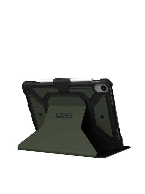 UAG Metropolis Bookcase voor de Apple iPad 11 (2025) 11 inch A16 / iPad 10 (2022) 10.9 inch - Groen