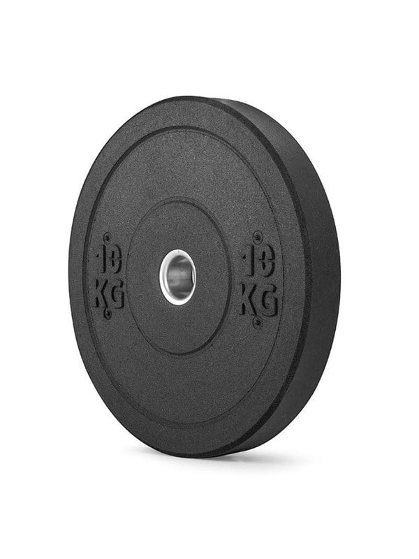 Gymstick Hi-impact 10kg Olympische Bumper Plate Zwart 10 kg