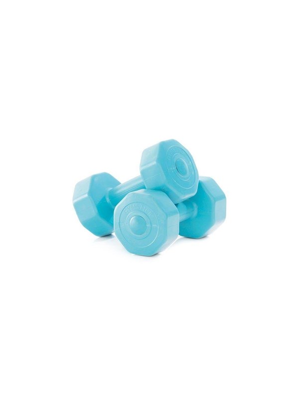 Gymstick Active Vinyl Dumbells - Met Online Trainingsvideo's - 2 x 1 kg