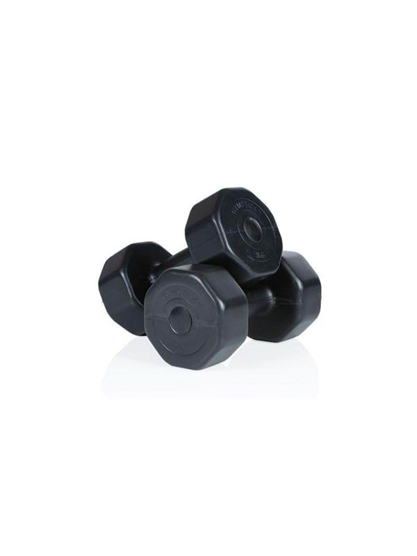 Gymstick Vinyl S 2 X 2kg Dumbbell Zwart 2 kg