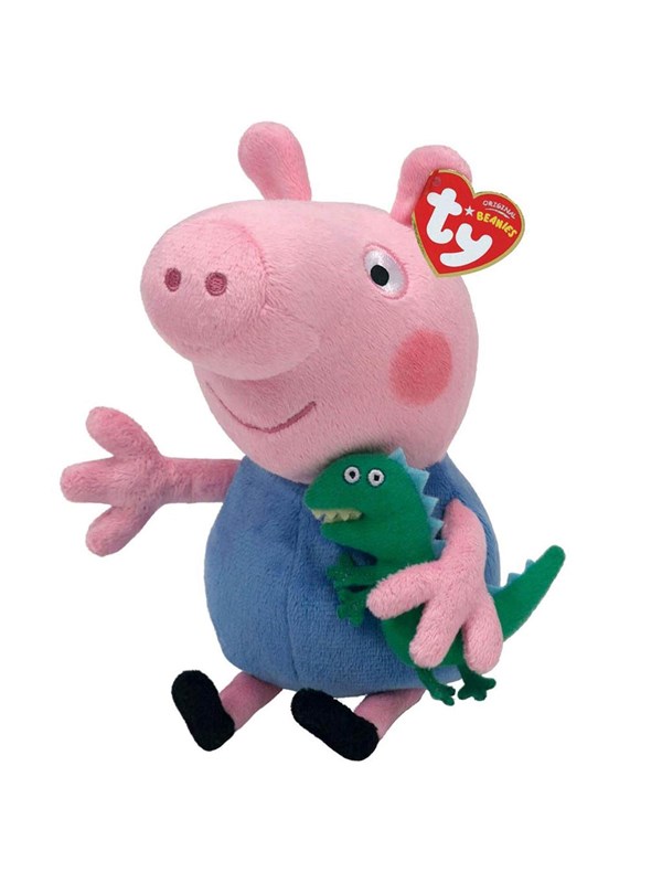 Ty Beanie Peppa Pig George knuffel 15 cm