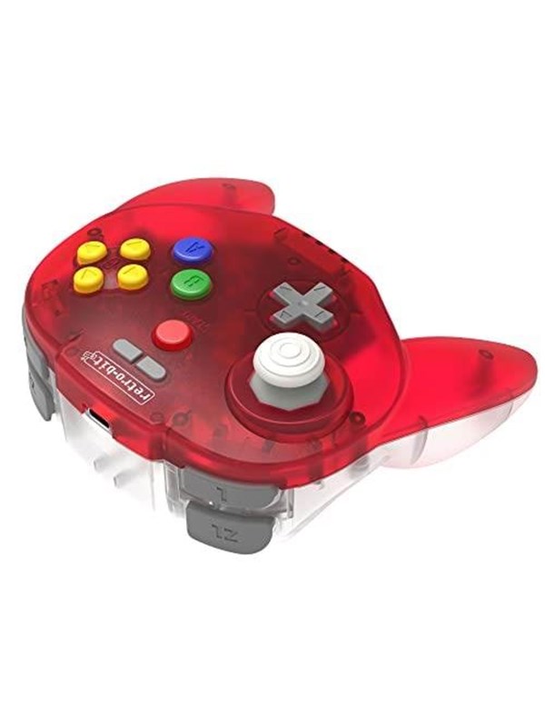 Retro-Bit Tribute 64 2.4G Rood - Wireless Controller - Nintendo 64