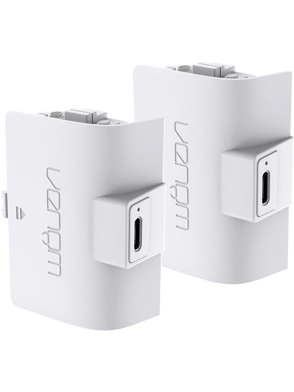 Venom Xbox Twin Rechargeable Batterij Packs Wit - Microsoft Xbox One