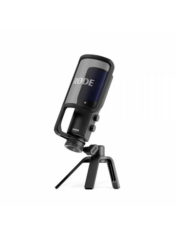 Statief Condensatormicrofoon Rode NT-USB+ Zendmethode:USB Incl. standaard, Incl. kabel