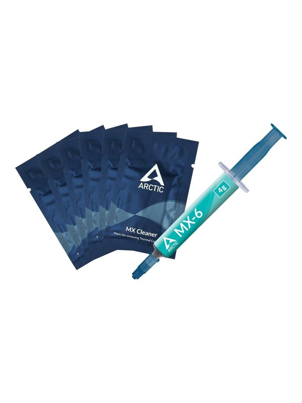 ARCTIC MX-6 - Koelpasta - 4 g - MX-6 + 6pcs MX Cleaner