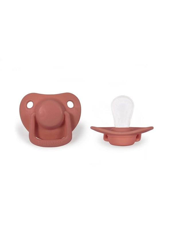 Filibabba Fopspenen 2-pack - Koraal 0-6 months
