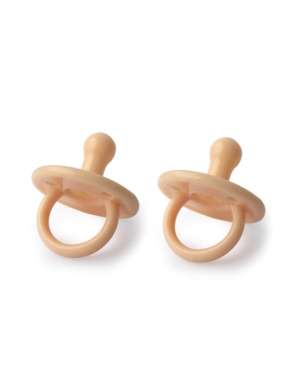 Filibabba Silicone pacifier 2-pack - Perzik