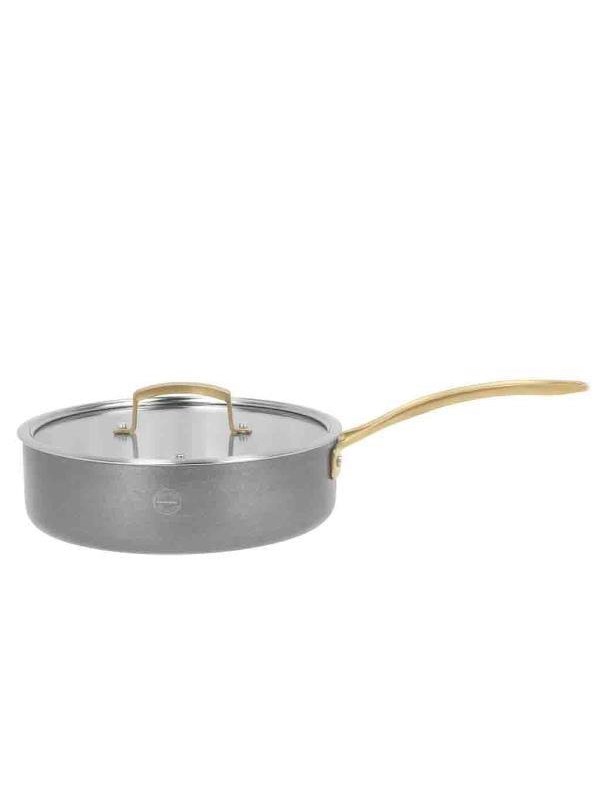 Pillivuyt Gourmet Durance Saucepan with Lid Dia 24 cm Staal