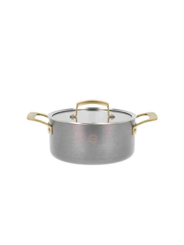 Pillivuyt Gourmet Durance Saucepan with Lid Dia 20 cm 2.9 litres Staal