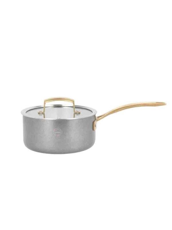 Pillivuyt Gourmet Durance Saucepan with Lid Dia 18 cm 2 litres Staal