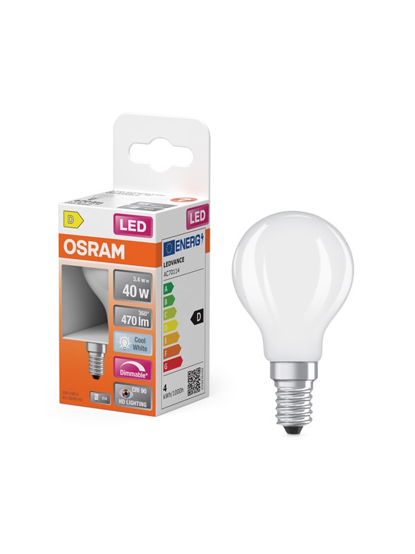Osram LED spot LED SUPERSTAR PLUS CLASSIC P FILAMENT 40 3.4 W/4000 K E14