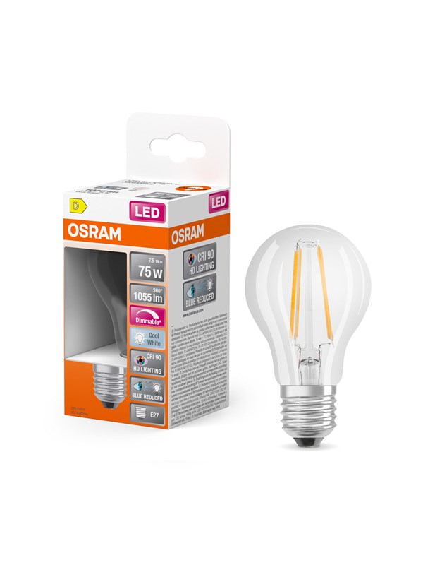 Osram LED spot LED SUPERISTAR PLUS CLASSIC A FILAMENT 75 7.5 W/4000 K E27