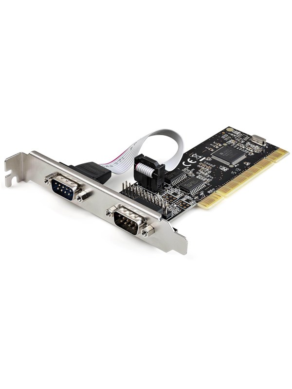 StarTech.com PCI2S1P2 PCI Serial Parallel Combo Card with Dual Serial RS232 Ports (DB9) & 1x Parallel LPT Port (DB25)