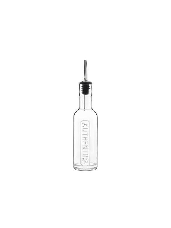 Luigi Bormioli Authentica Bottle with Staal pouring stopper Dia 5.8 x 26.1 cm 25 cl Transparant