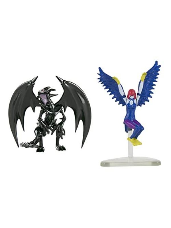 Yu-Gi-Oh! Action Figures 2-Pack Red-Eyes Black Dragon & Harpie Lady 10 cm