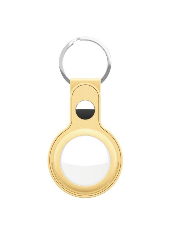 KeyBudz Leren sleutelhanger voor AirTag 2-pack